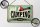 Blechschild Retro 18x12cm Camping Zone Outdoor Abenteuer