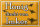 Blechschild Hinweis 30x20cm Honig direkt vom Imker