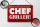 Blechschild Spruch 30x20cm Chef Griller rotes