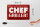 Blechschild Spruch 30x20cm Chef Griller rotes