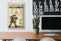 Blechschild Spruch 20x30cm Handwerker des Jahres