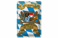 Blechschild Spruch 20x30cm höchste was Mensch werden...