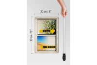 Blechschild Alkohol 20x30cm Bild Beer No Beer Bier