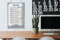 Blechschild Spruch 20x30cm lieber Papa Ich hab dich lieb