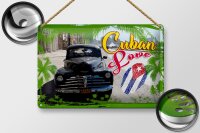 Blechschild Cuba 30x20cm Love Auto Fingerabdruck