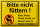 Blechschild Warnschild 30x20cm Bitte nicht füttern