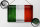 Blechschild Flagge 30x20cm Italien Fahne