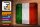 Blechschild Flagge 30x20cm Italien Fahne