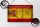 Blechschild Flagge 30x20cm Spanien Fahne