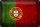 Blechschild Flagge 30x20cm Portugal Fahne