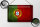 Blechschild Flagge 30x20cm Portugal Fahne