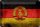 Blechschild Flagge 30x20cm DDR Fahne Wanddeko