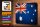 Blechschild Flagge 30x20cm Australien Fahne