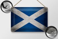 Blechschild Flagge 30x20cm Schottland Fahne