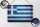 Blechschild Flagge 30x20cm Griechenland Fahne
