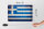 Blechschild Flagge 30x20cm Griechenland Fahne