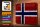 Blechschild Flagge 30x20cm Norwegen Fahne Wanddeko