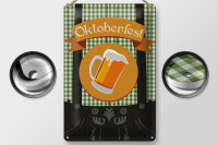 Blechschild Alkohol 20x30cm Bier Oktoberfest