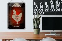 Blechschild Fleisch 20x30cm Fowl exklusive chicken