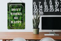 Blechschild Cannabis 20x30cm Don´t worry be happy lustig