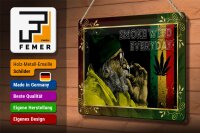 Blechschild Cannabis 30x20cm smoke weed everyday
