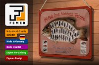Blechschild Fisch 30x20cm 39 Fish from american Waters