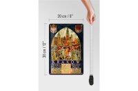 Blechschild Polen 20x30cm Krakow Polska Pologne Wanddeko