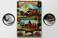 Blechschild Chicago 20x30cm Fire Extinguisher Chemical