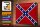Blechschild Flagge 30x20cm Konföderierte Staaten Amerika