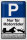 Blechschild Hinweis 20x30cm Parkschild Nur für Motorräder