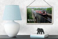 Blechschild Reise 18x12cm Wales United Kingdom Pontcysyllte Aquädukt