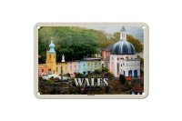 Blechschild Reise 18x12cm Wales United Kingdom...