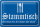 Blechschild Hinweis 30x20cm Stammtisch hier sitzen (blau)