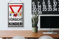 Blechschild Hinweis 20x30cm Vorsicht Kinder