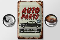 Blechschild Retro 20x30cm Auto Parts Teile Service