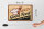 Blechschild Retro 30x20cm Cold drinks and warm meal