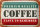 Blechschild Retro 30x20cm Premium Quality Coffee Kaffee