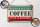 Blechschild Retro 30x20cm Premium Quality Coffee Kaffee