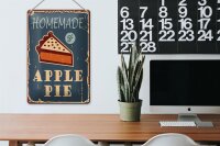 Blechschild Kuchen 20x30cm Homemade Apple Pie (Apfelkuchen)