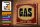Blechschild Hinweis 30x20cm GAS open 24 hours
