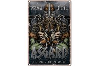 Blechschild Wikinger 20x30cm Asgard nordic Heritage