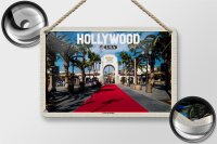 Blechschild Reise 18x12cm Hollywood USA Universal Studios Schild