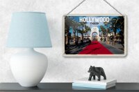 Blechschild Reise 18x12cm Hollywood USA Universal Studios Schild