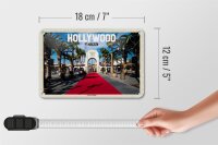Blechschild Reise 18x12cm Hollywood USA Universal Studios Schild