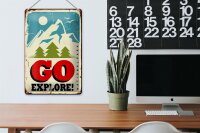 Blechschild Retro 20x30cm National Park go explore