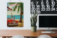 Blechschild Havana 20x30cm Cuba Retro Urlaub Palmen