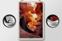Blechschild Reise 12x18cm Las Vegas USA Antelope Canyon Dekoration