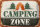 Blechschild Camping 30x20cm Camping Zone
