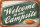 Blechschild Camping 30x20cm welcome to our Campsite