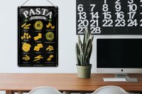 Blechschild Pasta 20x30cm Nudeln what you like Essen